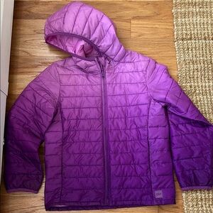 GAP Kids Vibrant Purple Puffer Jacket